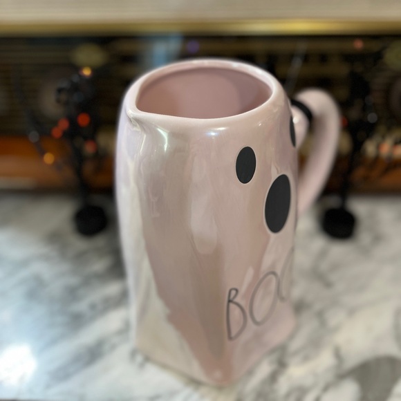 ✨NEW👻Rae Dunn 2024 Pink Iridescent Ghost Pitcher💖 - Picture 5 of 11